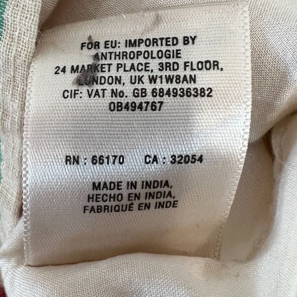 Anthropologie Holding Horses Sanibel Striped Midi Dress Size 16 - Picture 12 of 12